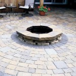 Adirondack Courtyard With Fire Pit