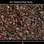 3/4" Arizona River Rock
