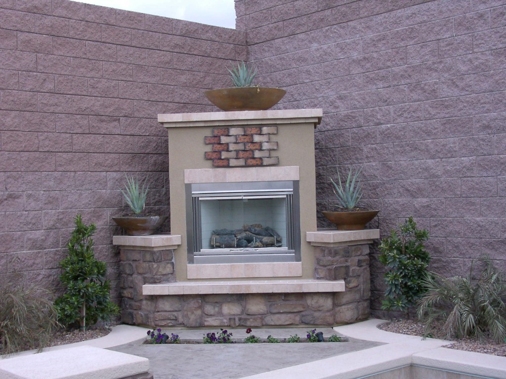Nevada Outdoor Living Outdoor Fireplace