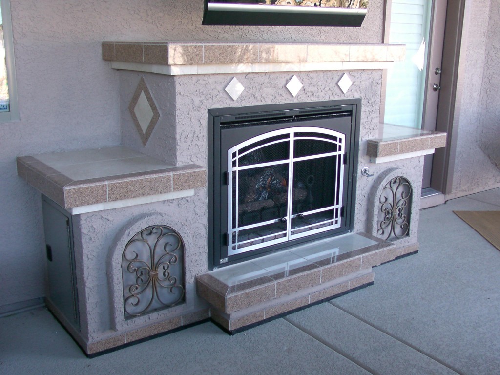 Nevada Outdoor Living Outdoor Fireplace